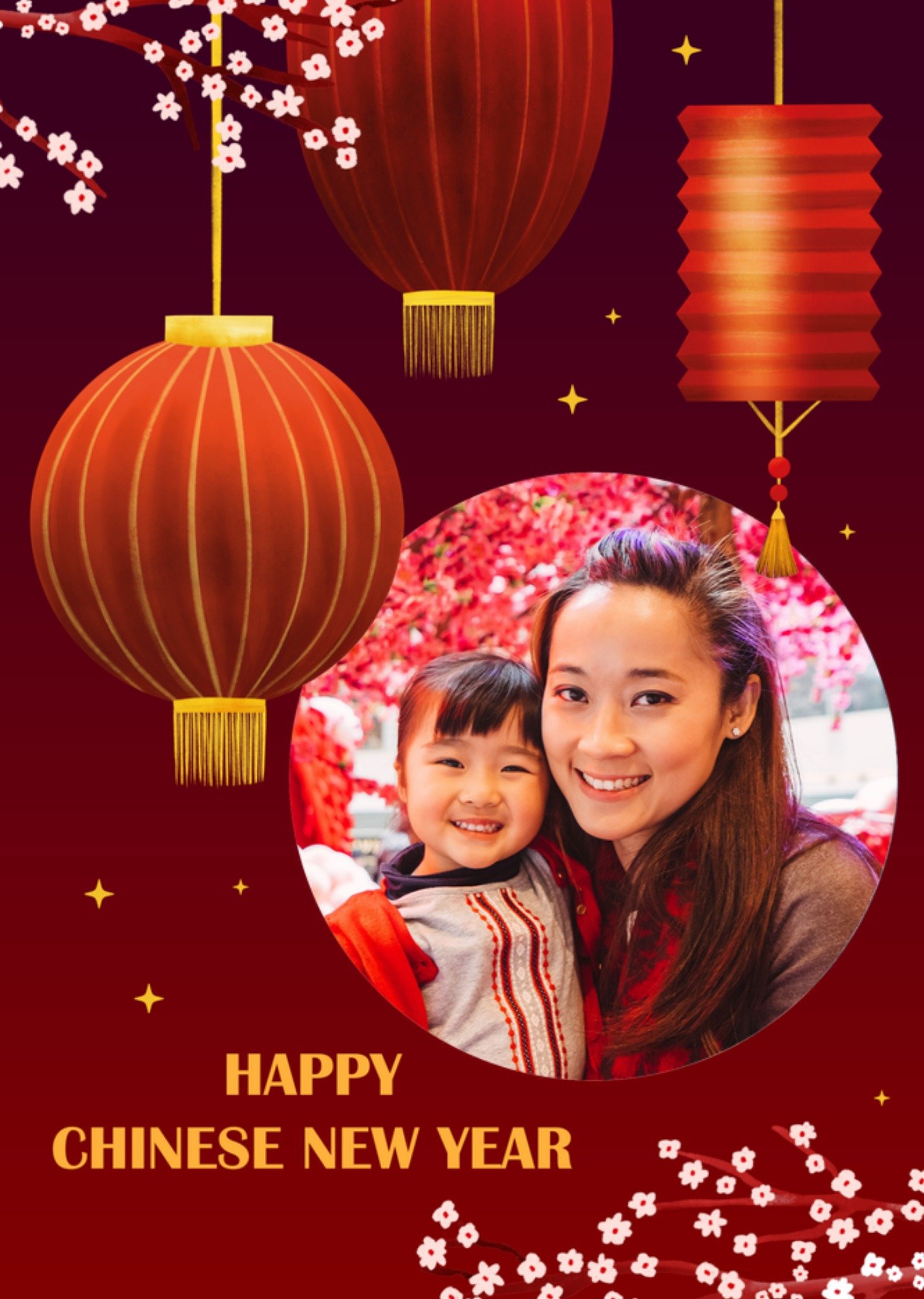 Chinees Nieuwjaar fotokaart Kaart Greetz