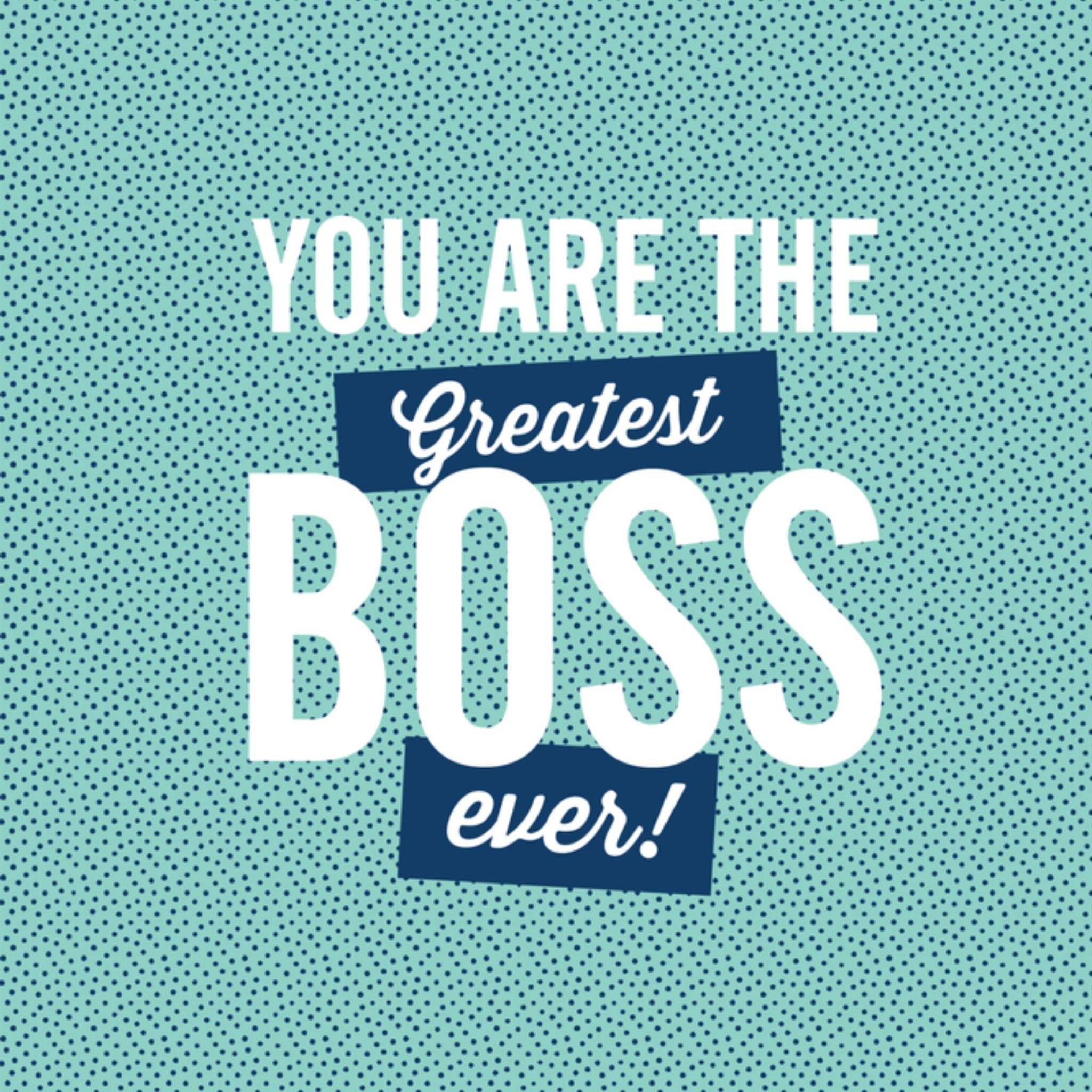 Greetz Dag van de baas kaart Collega Vierkant