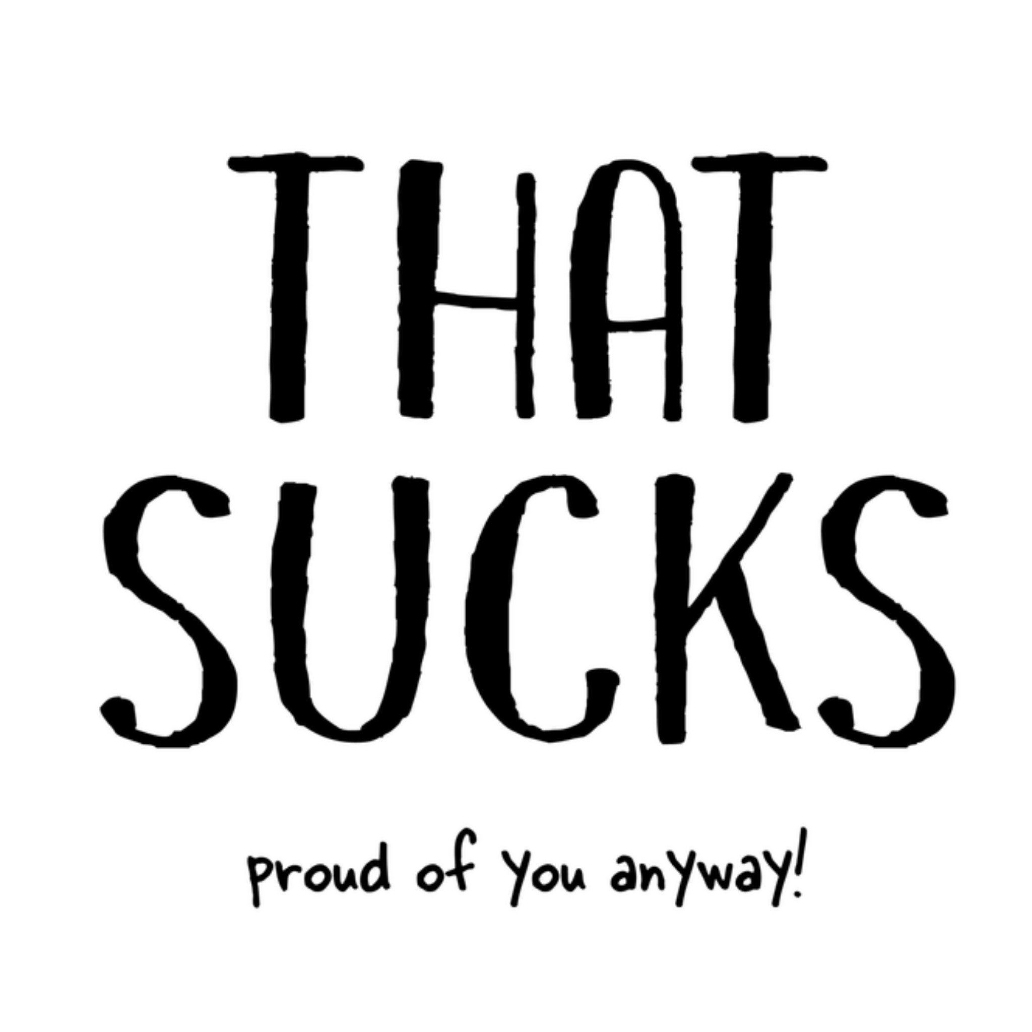 Greetz Gezakt kaart that sucks Vierkant