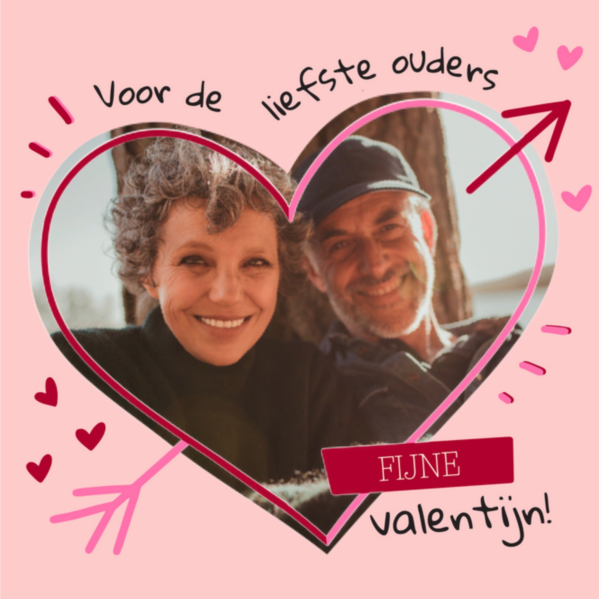 Valentijnskaart - Liefste ouders - Met foto