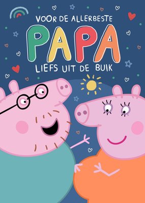 Peppa Pig | Vaderdagkaart | Voor De Allerbeste Papa