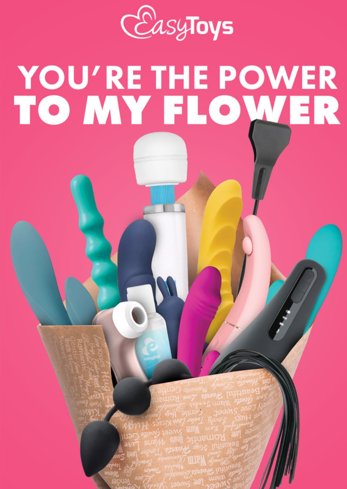 EasyToys | Valentijnskaart | Power to my flower | Standard Card