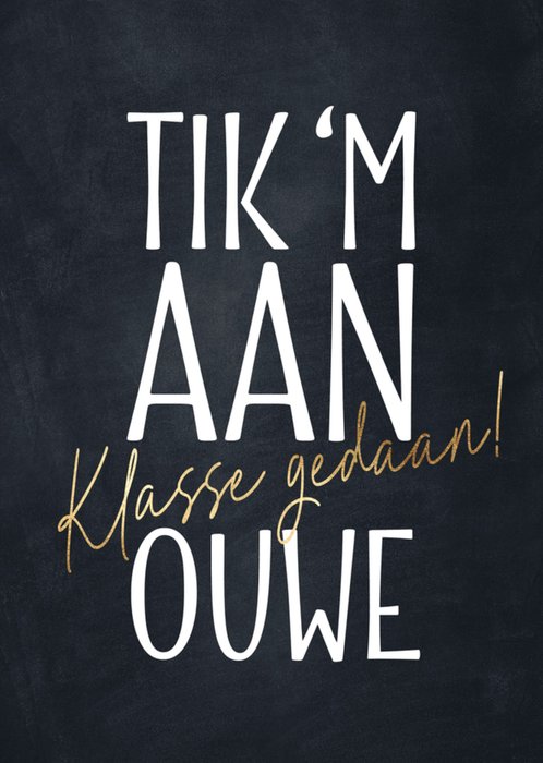 Luckz | Geslaagd kaart | Stoer | Trots op jou | Typografie