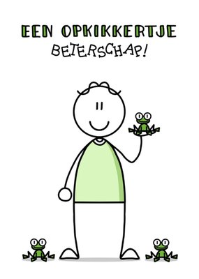 YH Tekent | Beterschapskaart | Opkikkertje