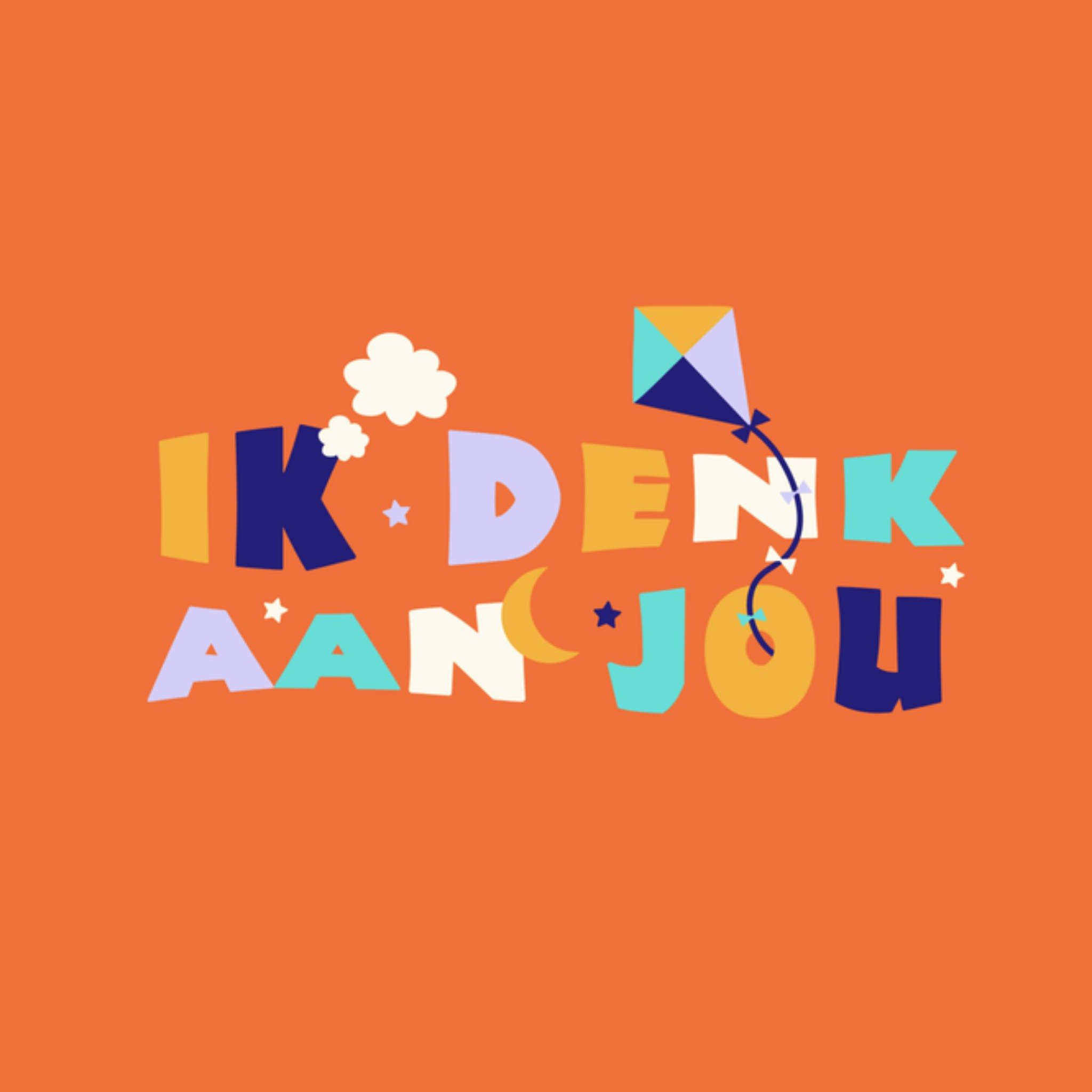 Greetz Denken aan Ik denk aan jou Vierkant