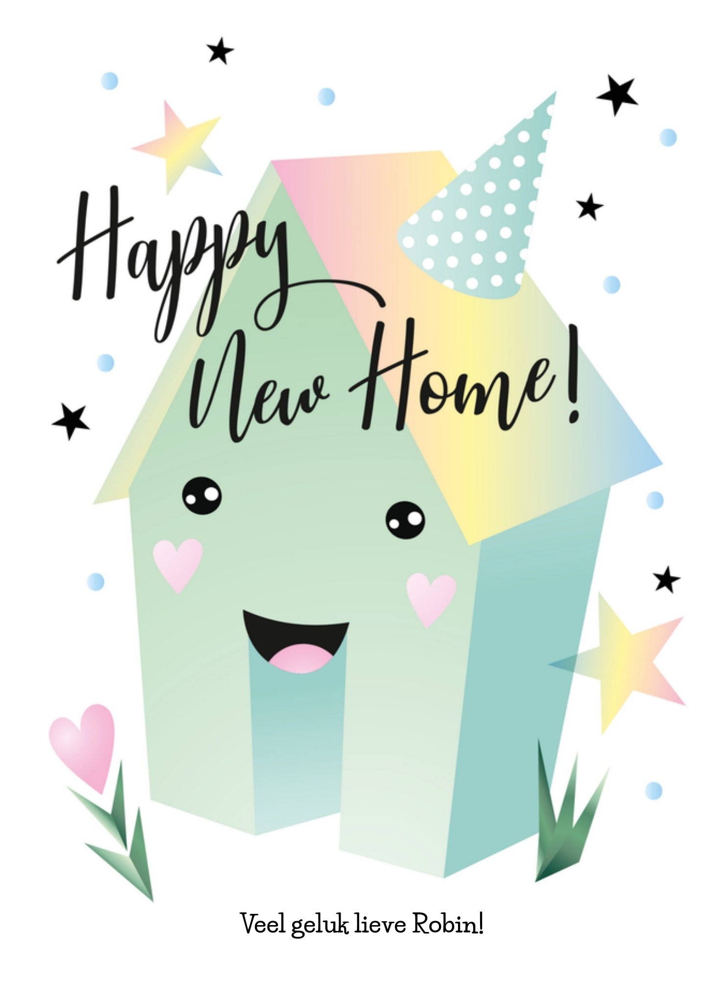 Nieuwe woning Vrolijk Kaart Luckz