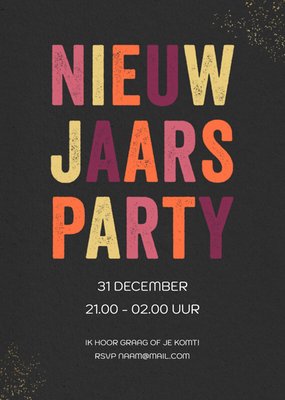 Greetz | Uitnodiging nieuwjaarsfeest | met tekst