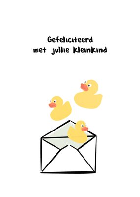 Greetz | Geboortekaart | kleinkind | badeend