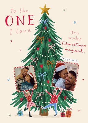 Greetz | Kerstkaart | Aanpasbare Foto | To the one I love