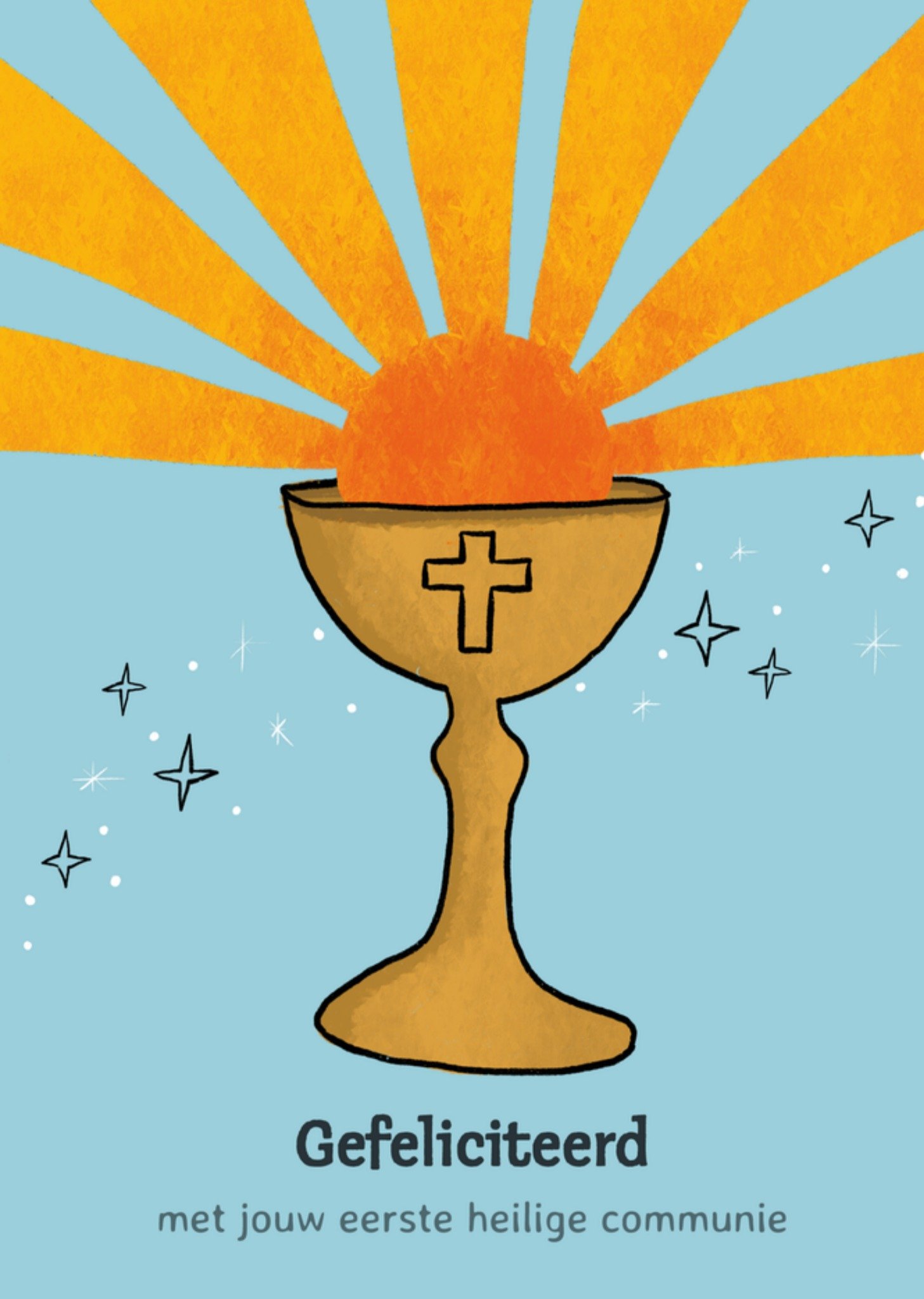 Communie kaart heilige communie Kaart Greetz