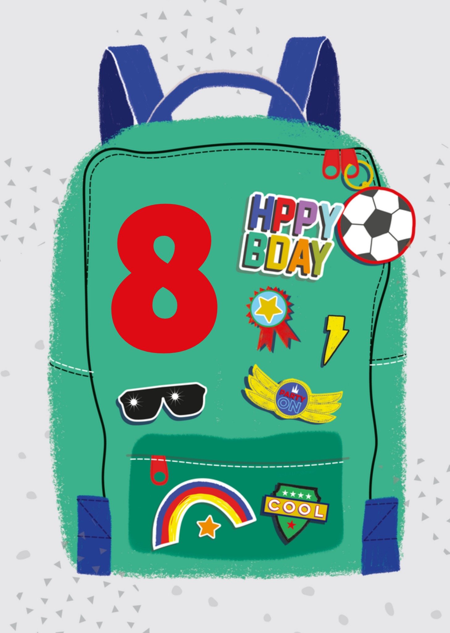 Verjaardagskaart Rugzak Kaart TMS