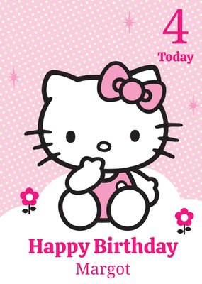 Hello Kitty | Verjaardagskaart | Happy birthday