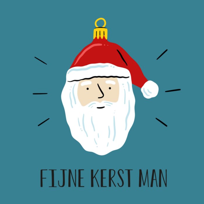 Greetz | Kerstkaart | kerstman | kerstbal