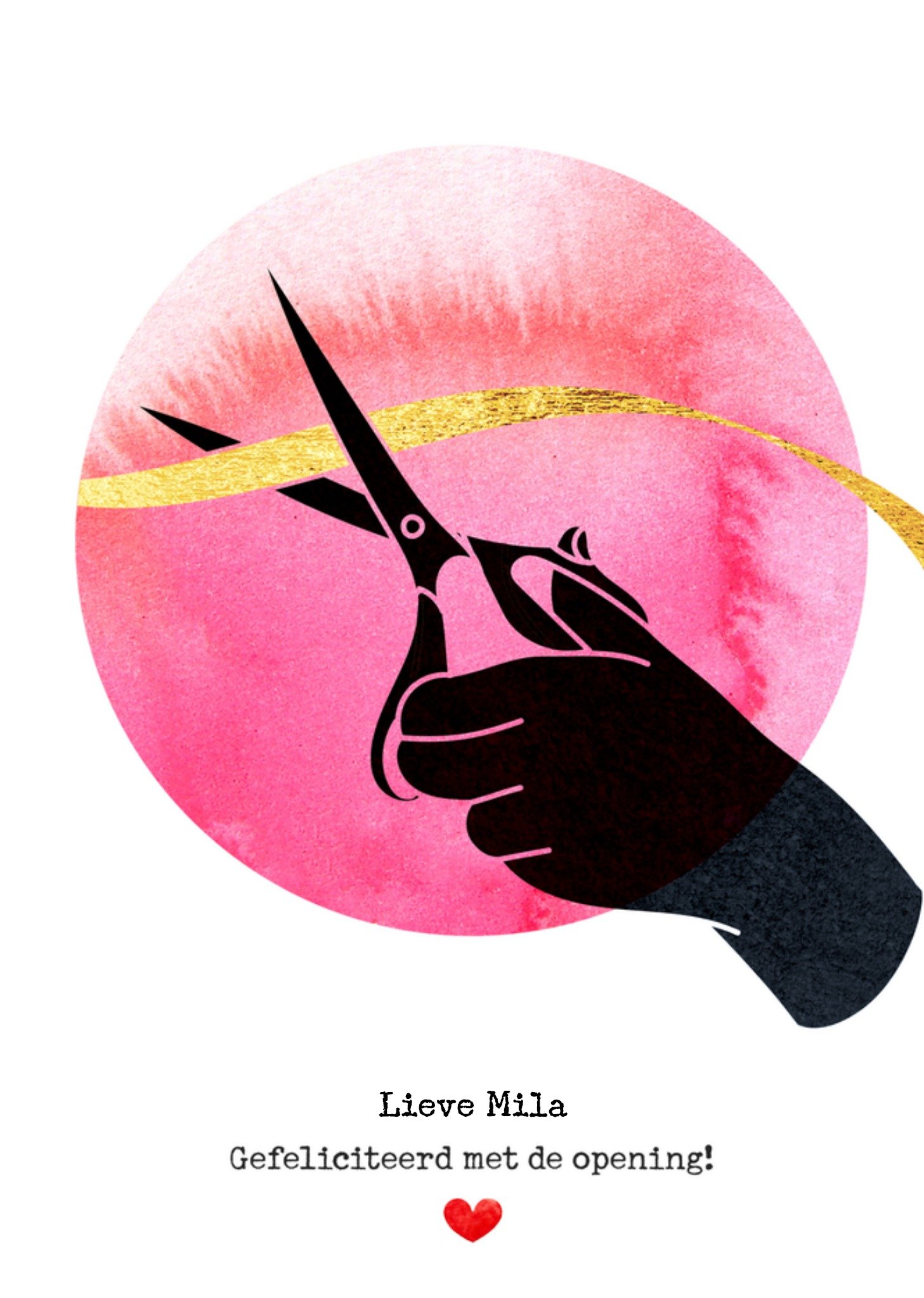 Nieuwe zaak kaart Gefeliciteerd Kaart Bright Spot