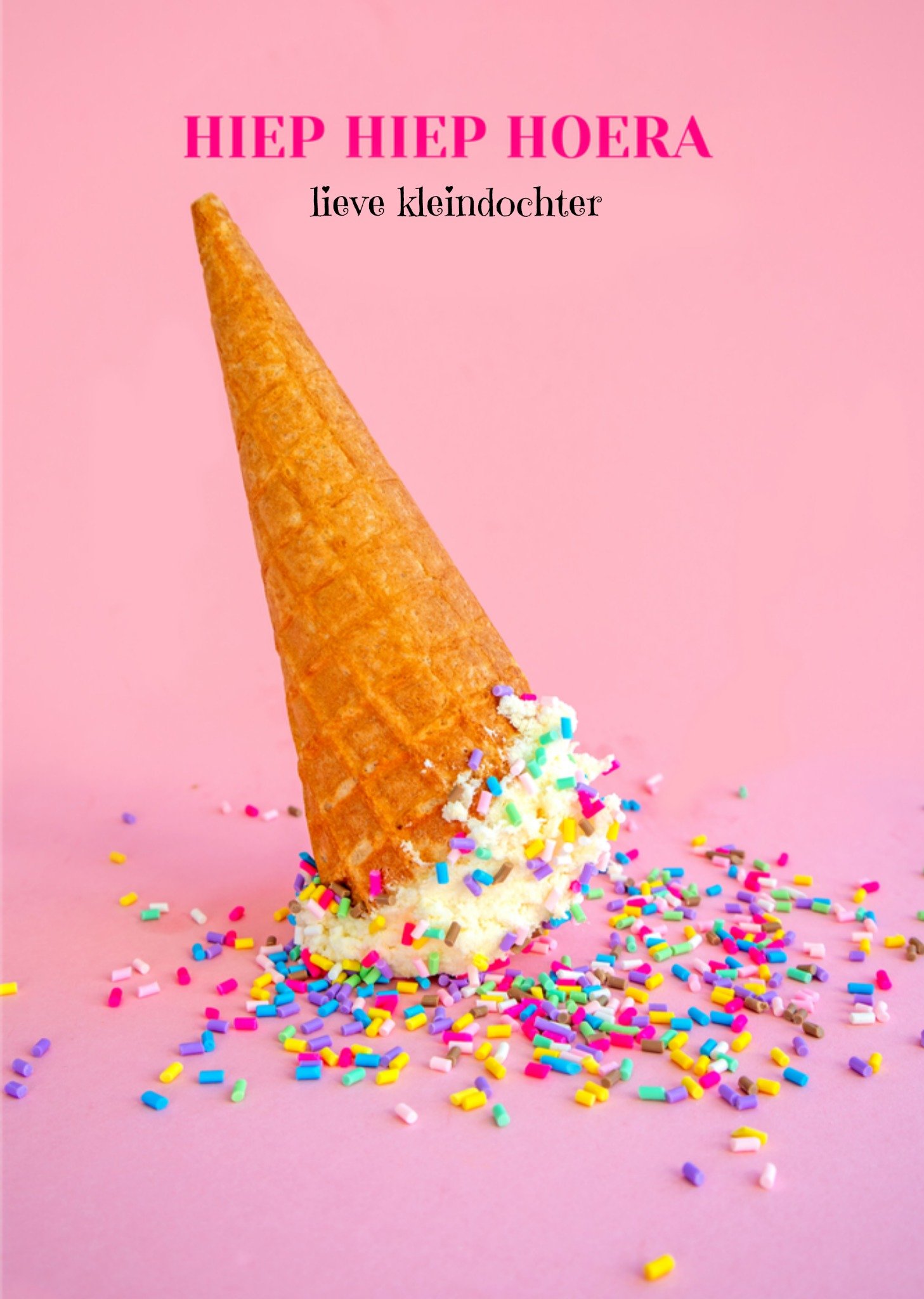 Verjaardagskaart Kleindochter Aanpasbare tekst Kaart Photoflash