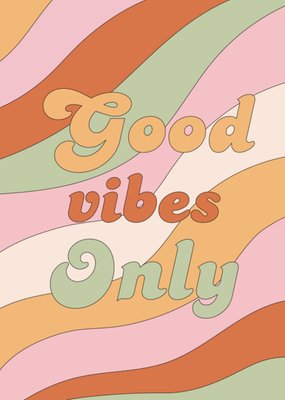 Greetz | Denken aan kaart | good vibes only