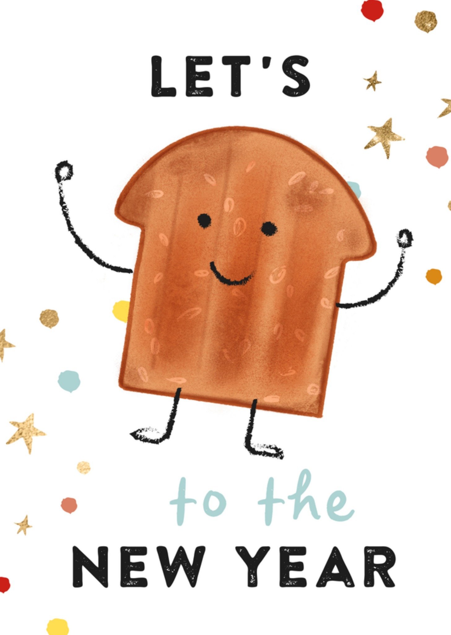 Nieuwjaarskaart Let