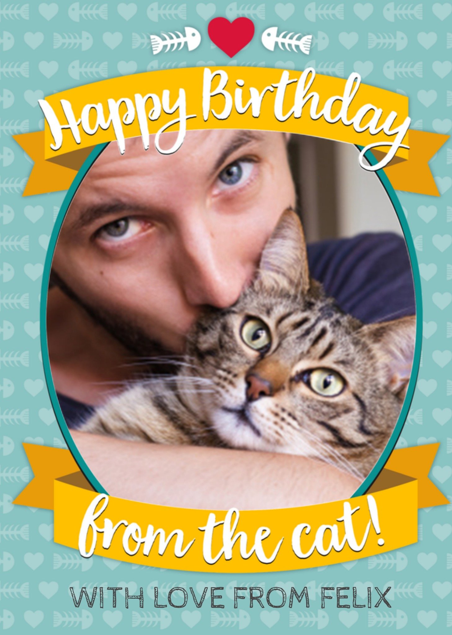 Greetz Verjaardag Kat Foto Standard Card