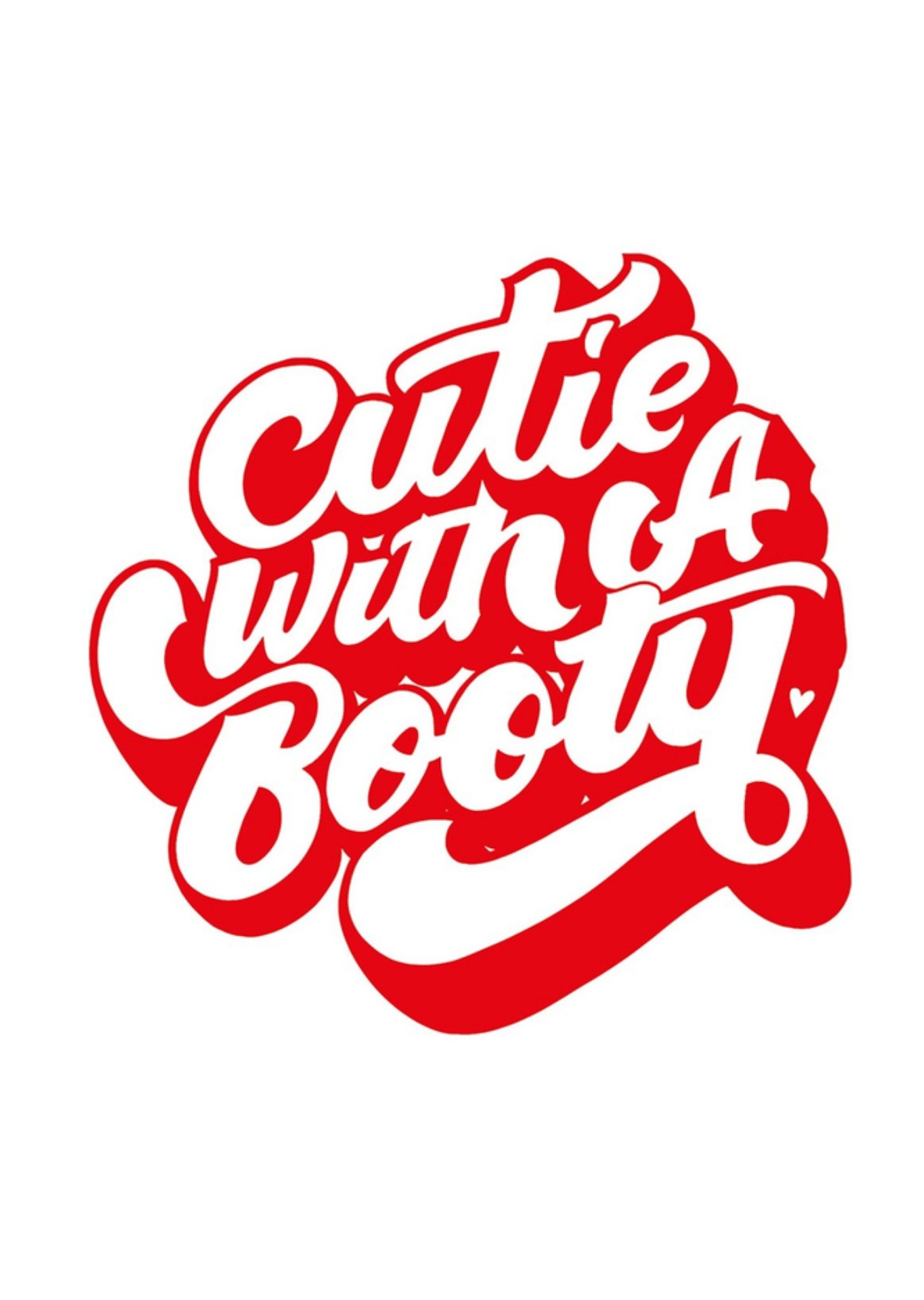 Verjaardagskaart Cutie with a booty Kaart Scribbler