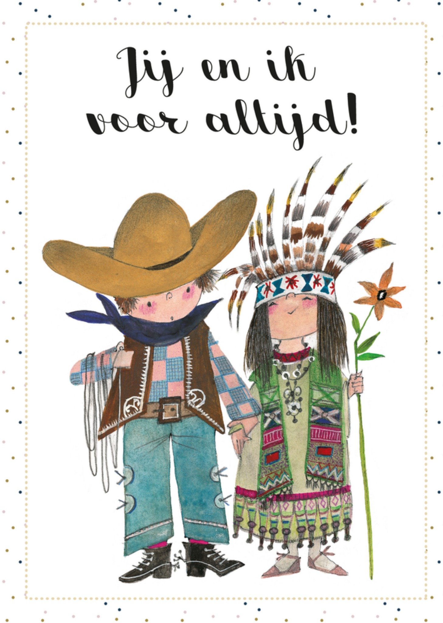 Liefdeskaart: jij en ik voor altijd Kaart Fiep Westendorp