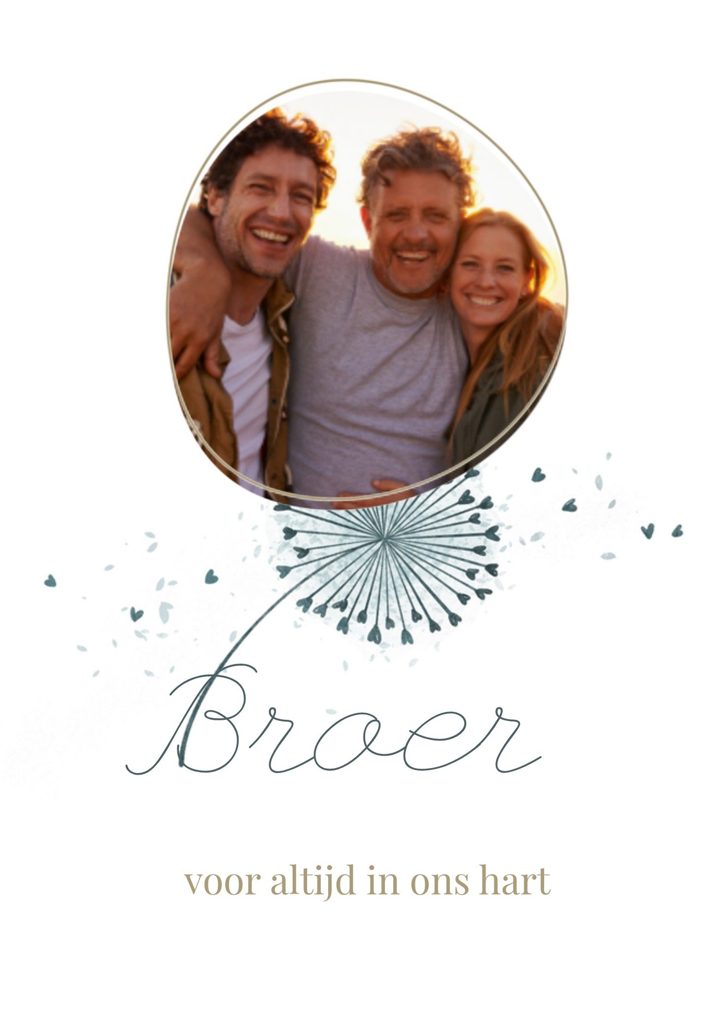Greetz Condoleancekaart Broer Standard Card