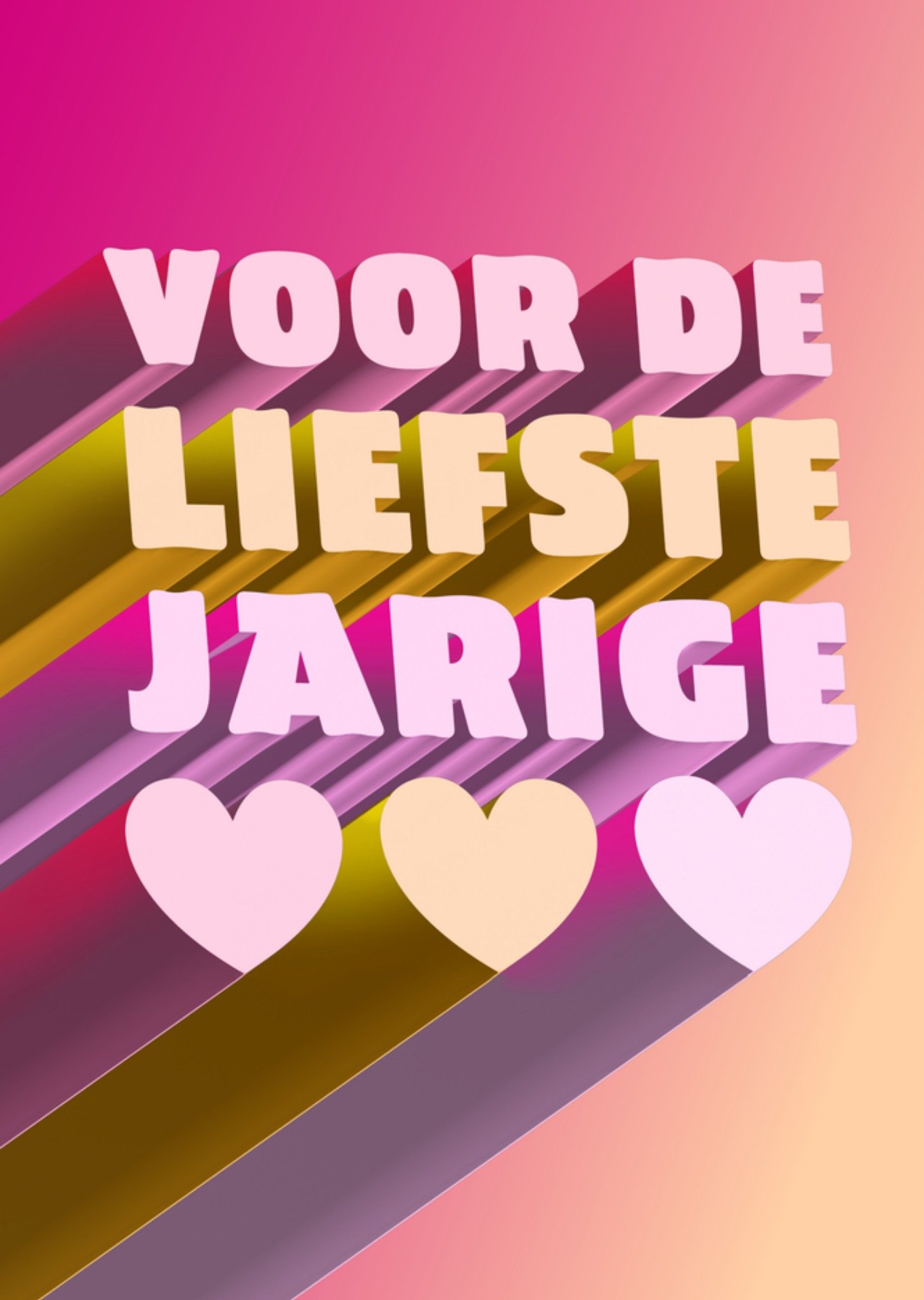 Greetz Verjaardagskaart liefste jarige Standard Card