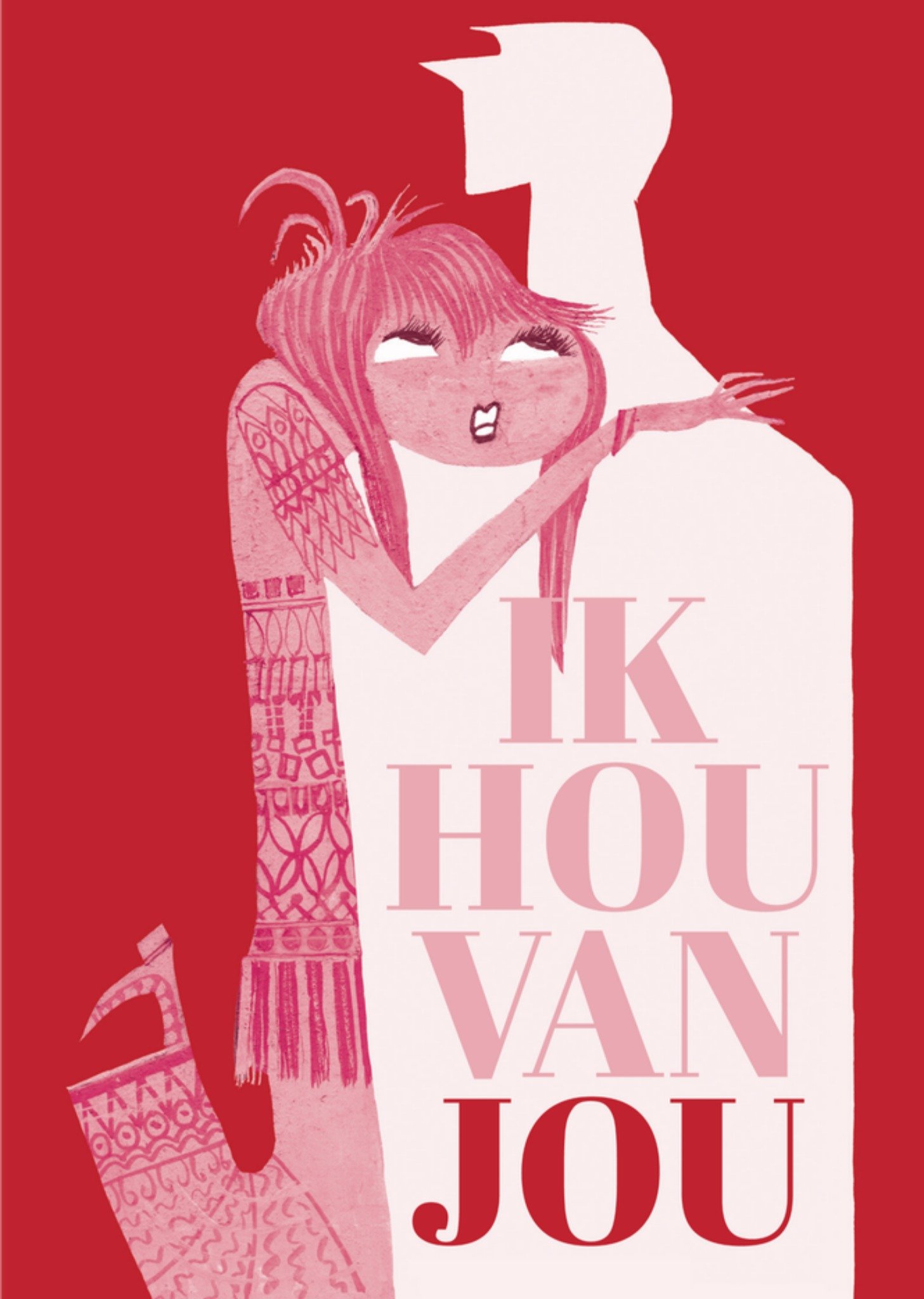 Valentijnskaart Rood Kaart Fiep Westendorp