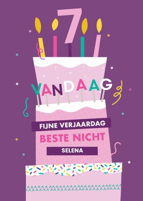 Greetz | Verjaardagskaart | taart met naam