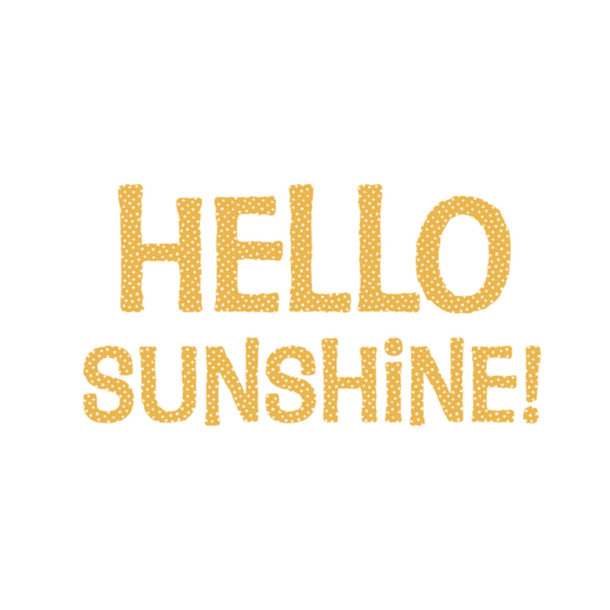Greetz Vriendschapskaart hello sunshine! Vierkant