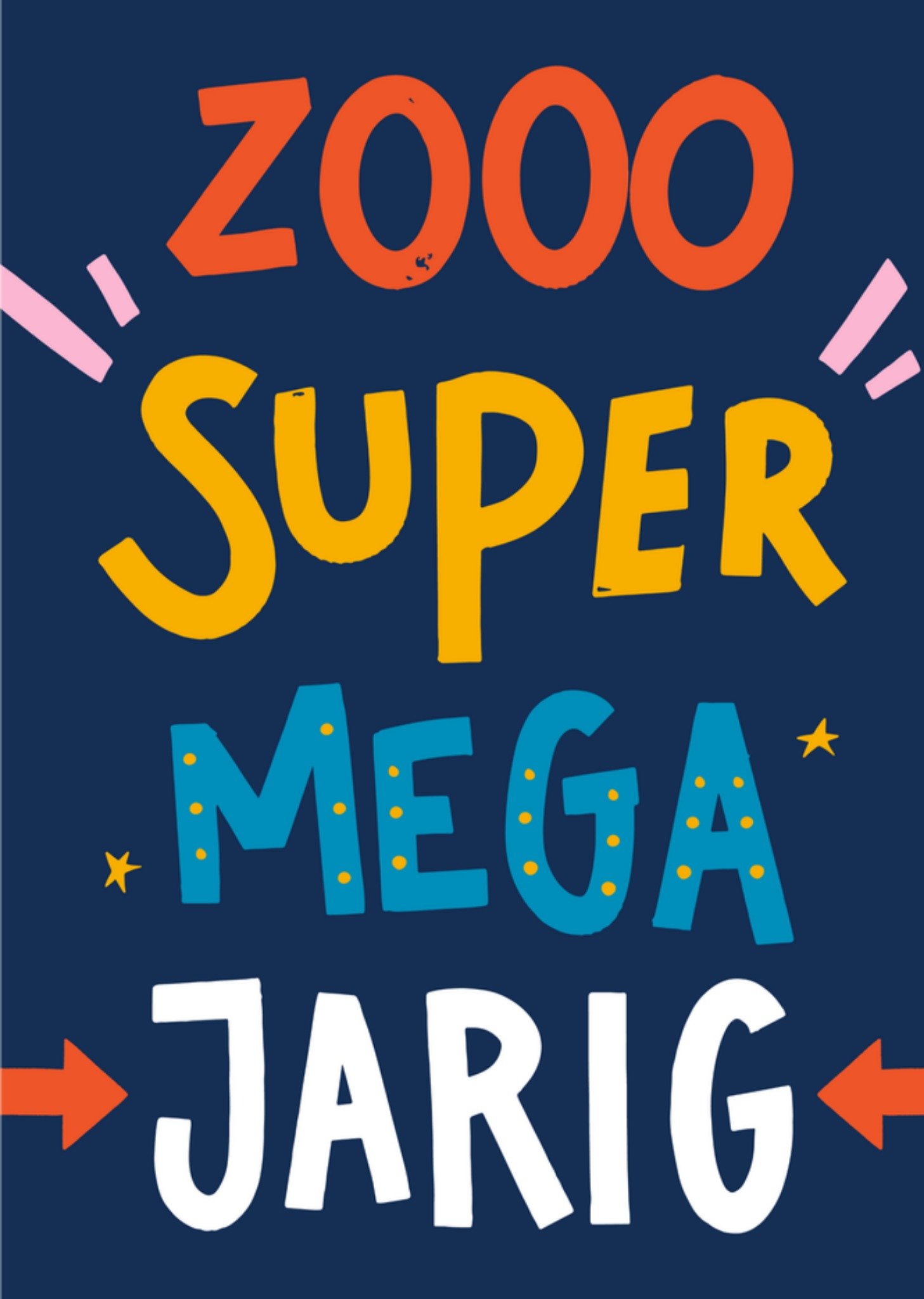 Greetz Verjaardagskaart Zooo Super Standard Card
