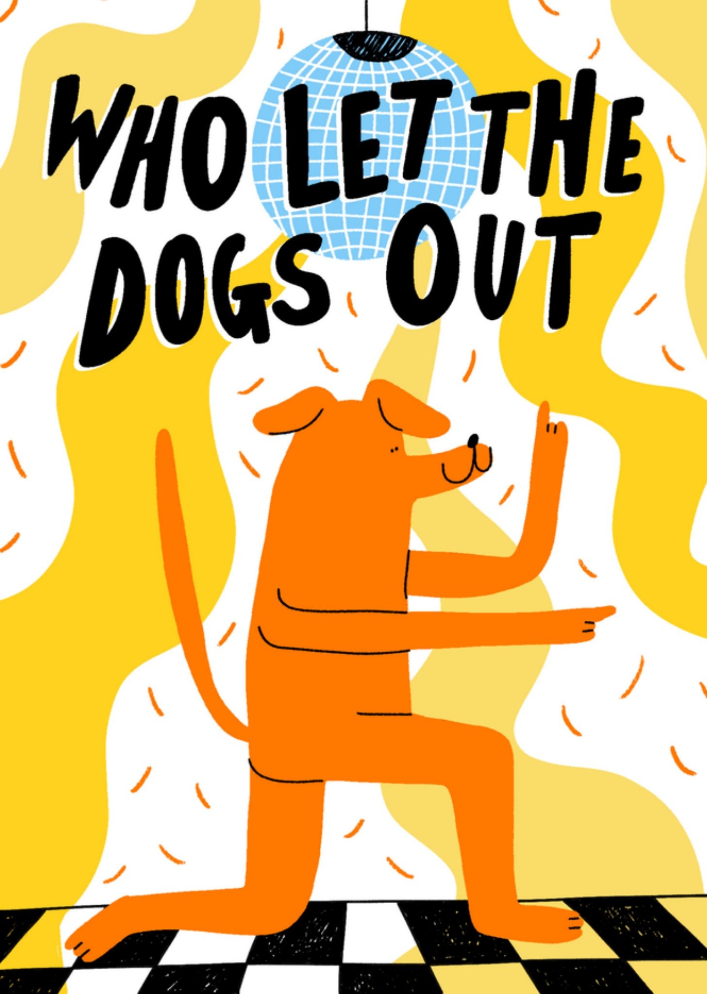 Verjaardagskaart Neutraal Hond Kaart Greetz