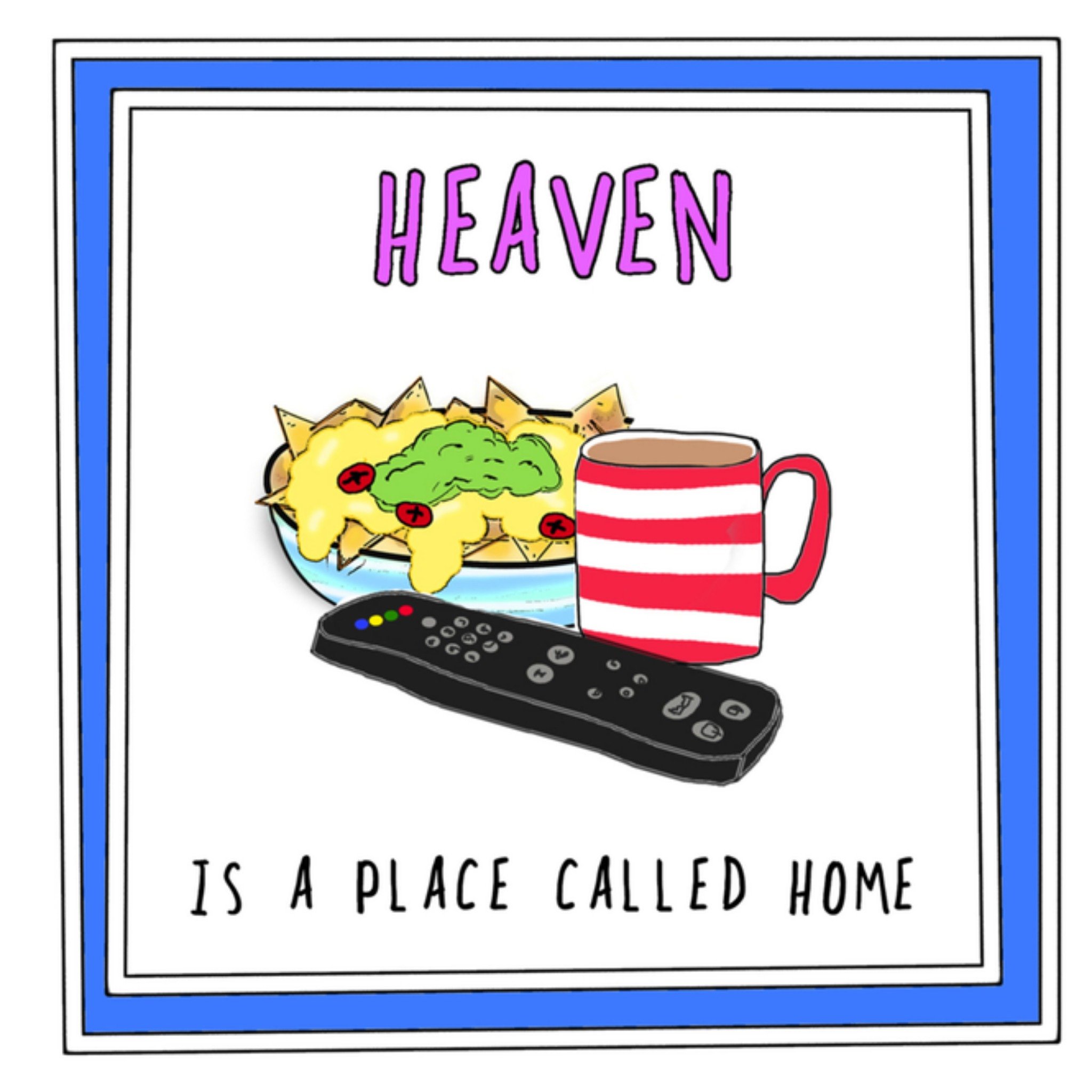 Go La La Verjaardagskaart illustratie Vierkante Kaart Go La la