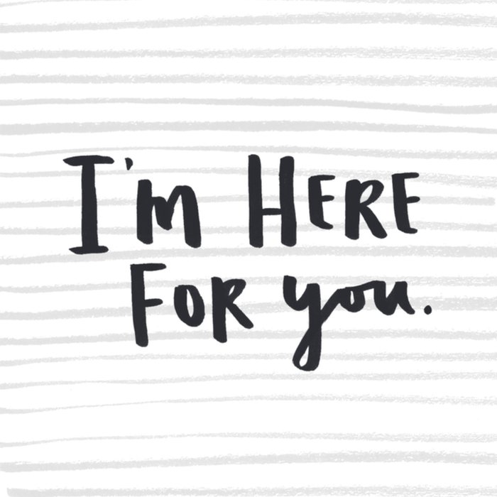 Greetz | Denken aan kaart | I'm here for you