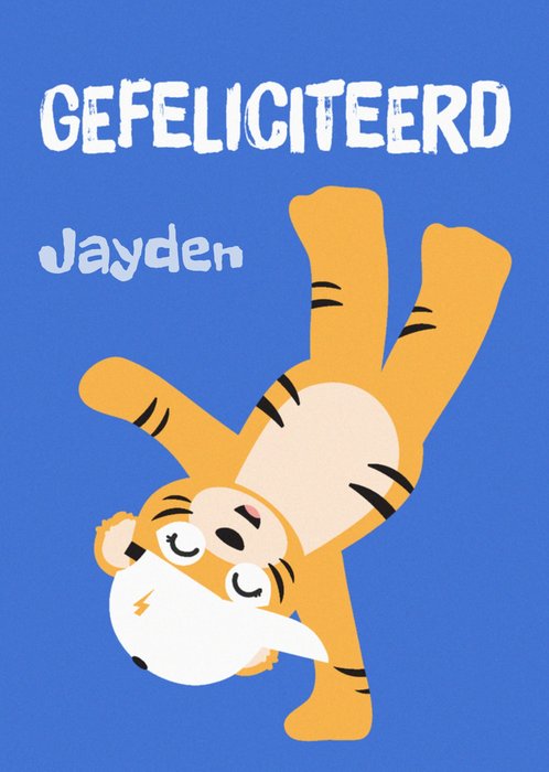 Greetz | Verjaardagskaart | Tijger | Kind