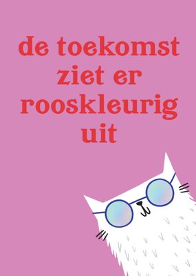 Paperlink | Verjaardagskaart | kat | toekomst