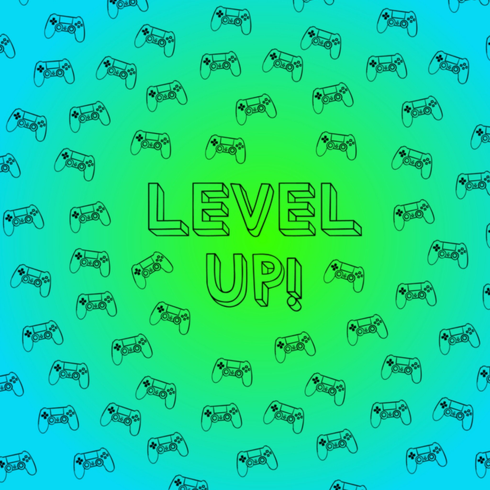Greetz Verjaardagskaart level up Vierkant