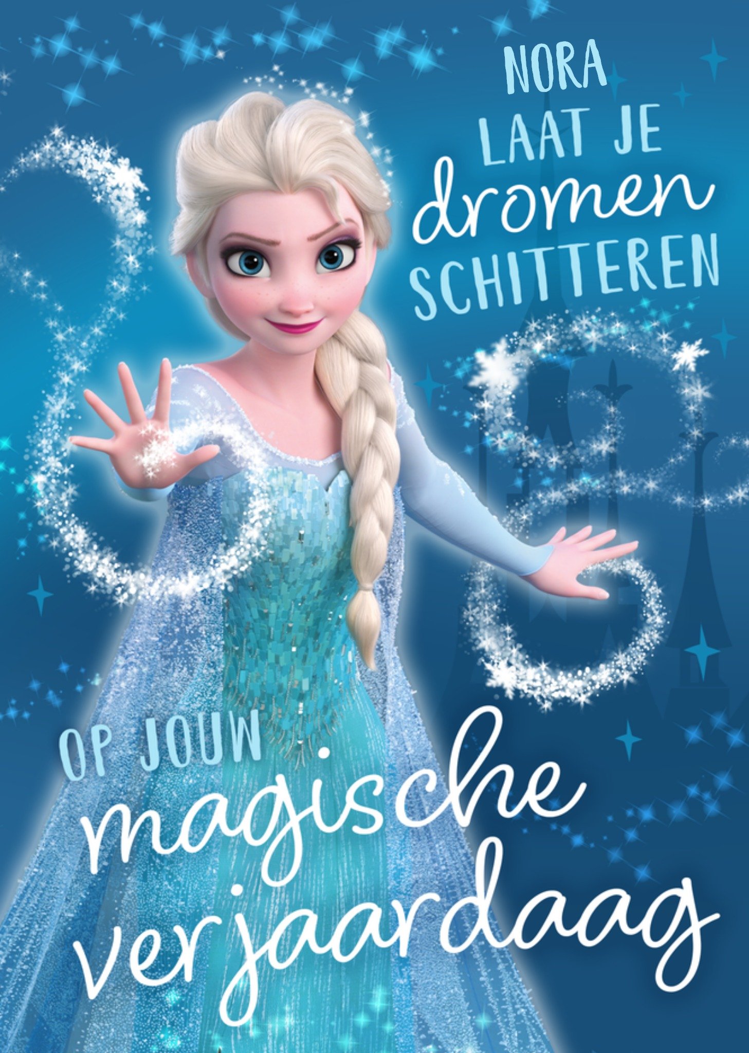 Disney Verjaardagskaart Magische verjaardag Kaart Frozen