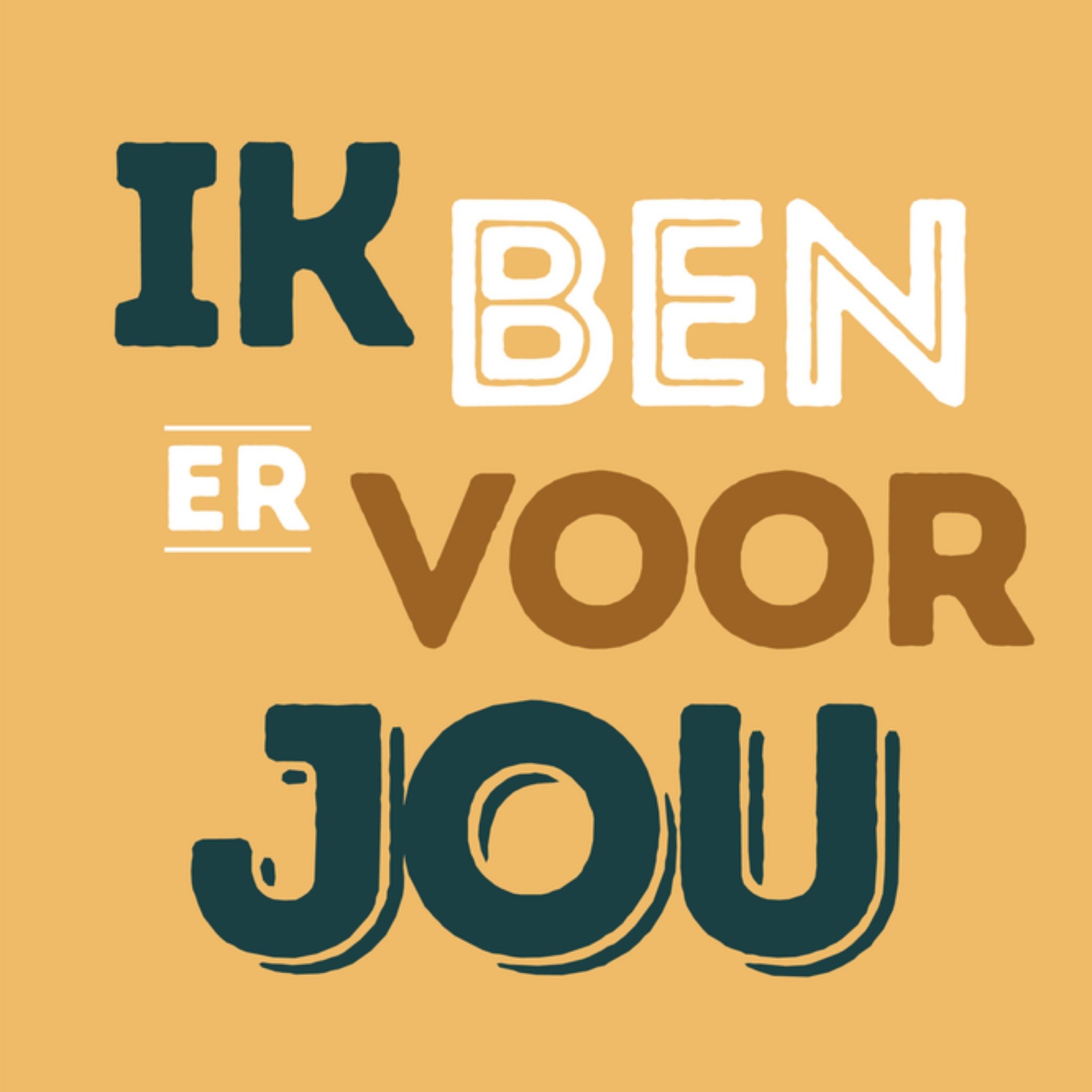 Greetz Sterkte kaart ik ben er voor jou Vierkant