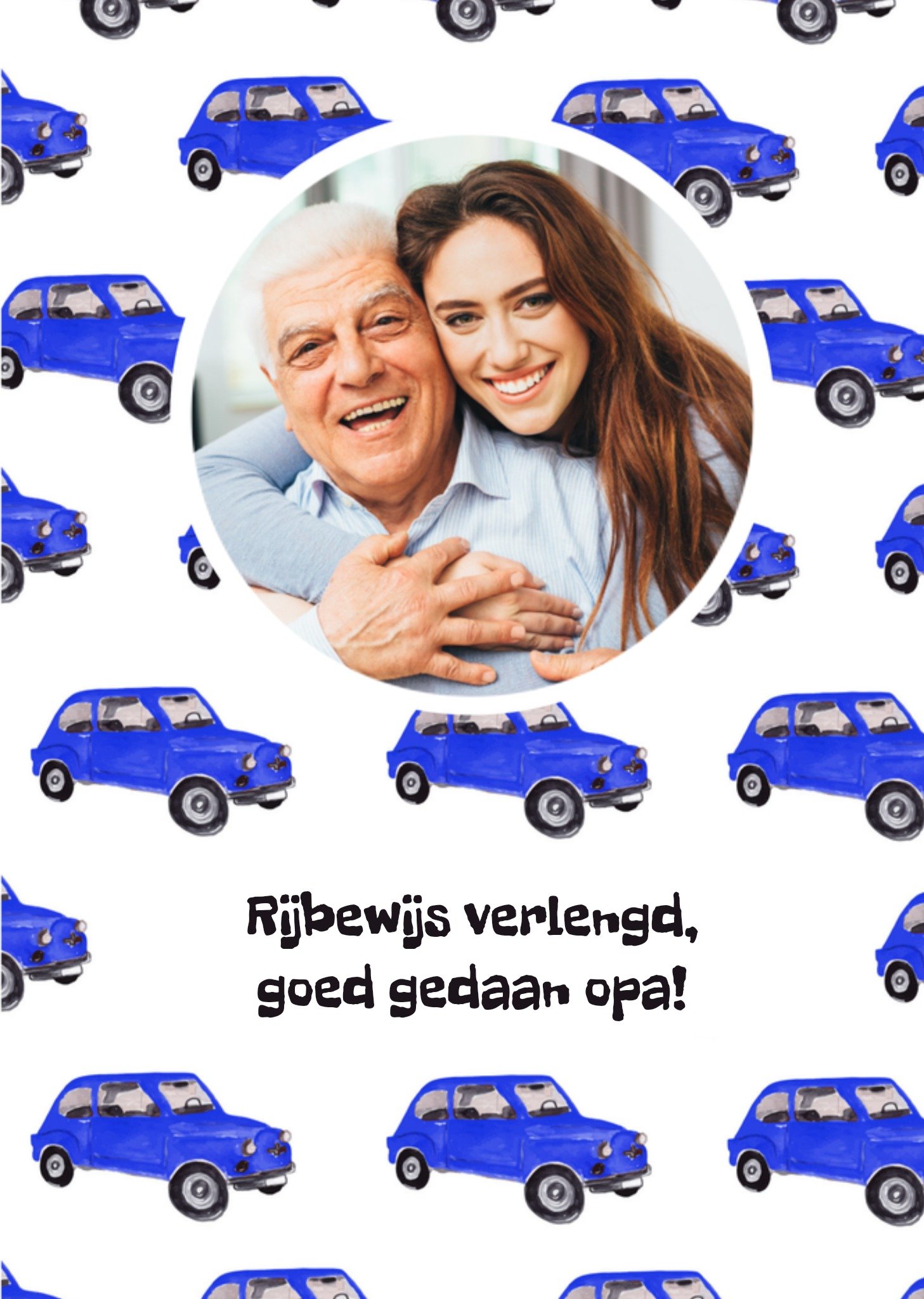 Greetz Geslaagd kaart Rijbewijs Opa Standard Card