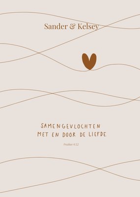 Dagelijkse Broodkruimels | Huwelijkskaart | Liefde