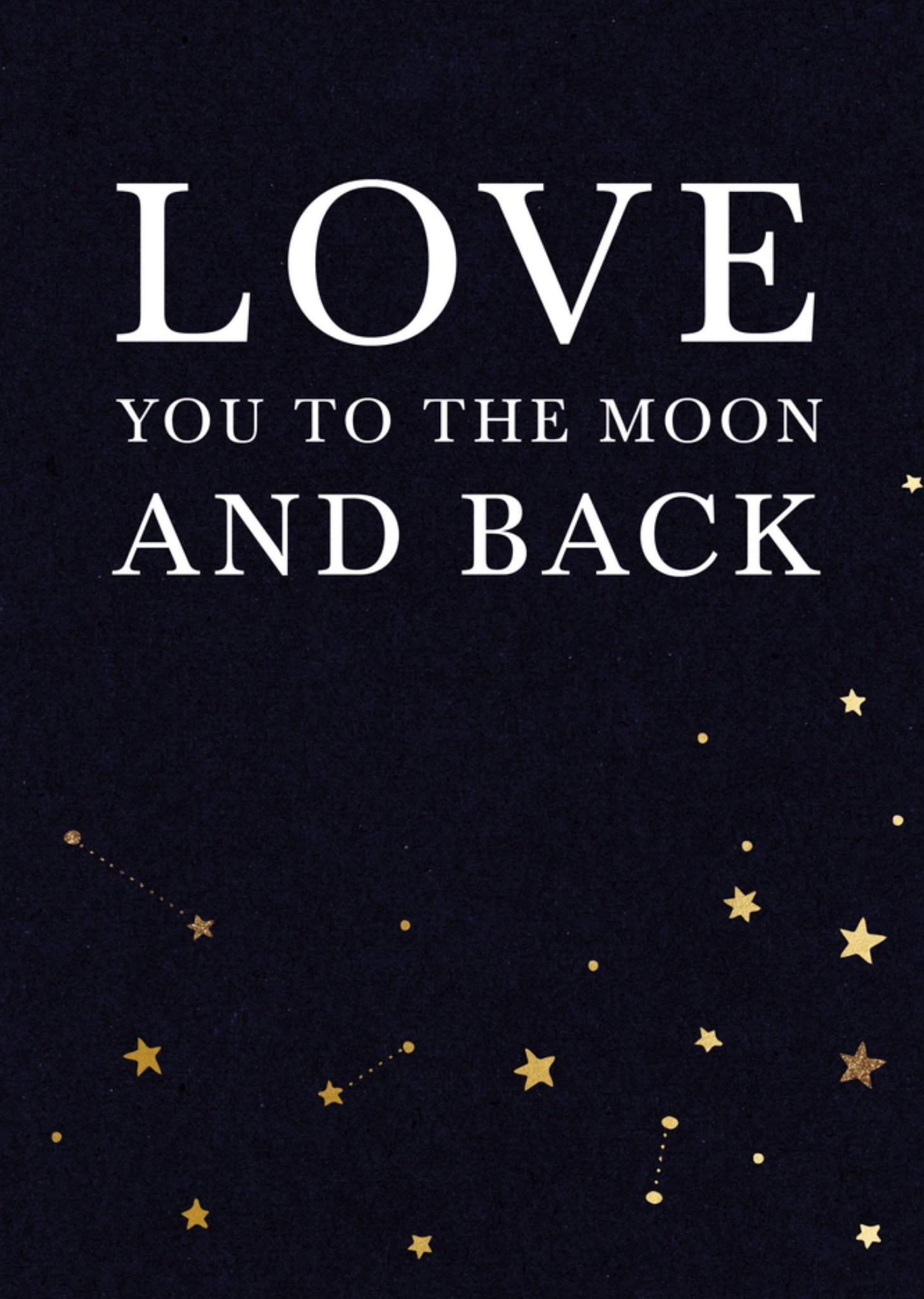 Valentijnskaart To the moon and back Kaart Greetz
