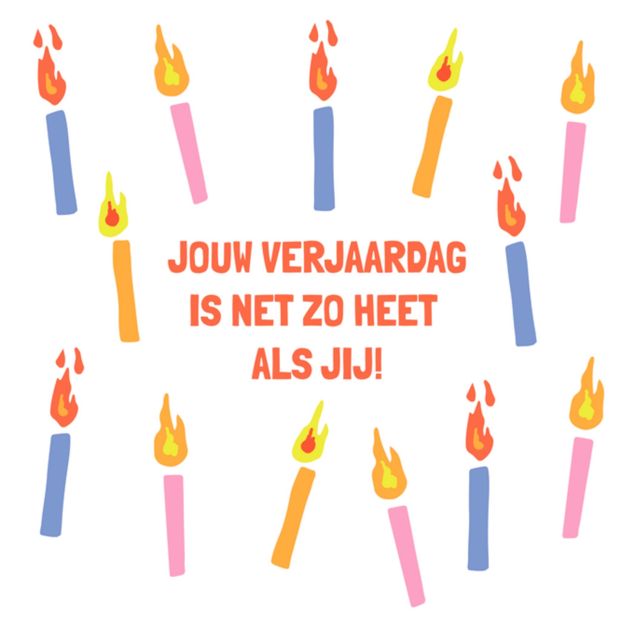 Greetz Verjaardagskaart hitte Vierkant