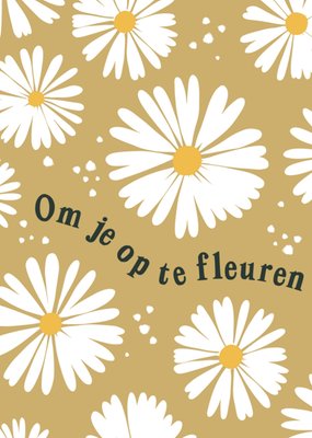 Greetz | Denken aan kaart | madeliefjes