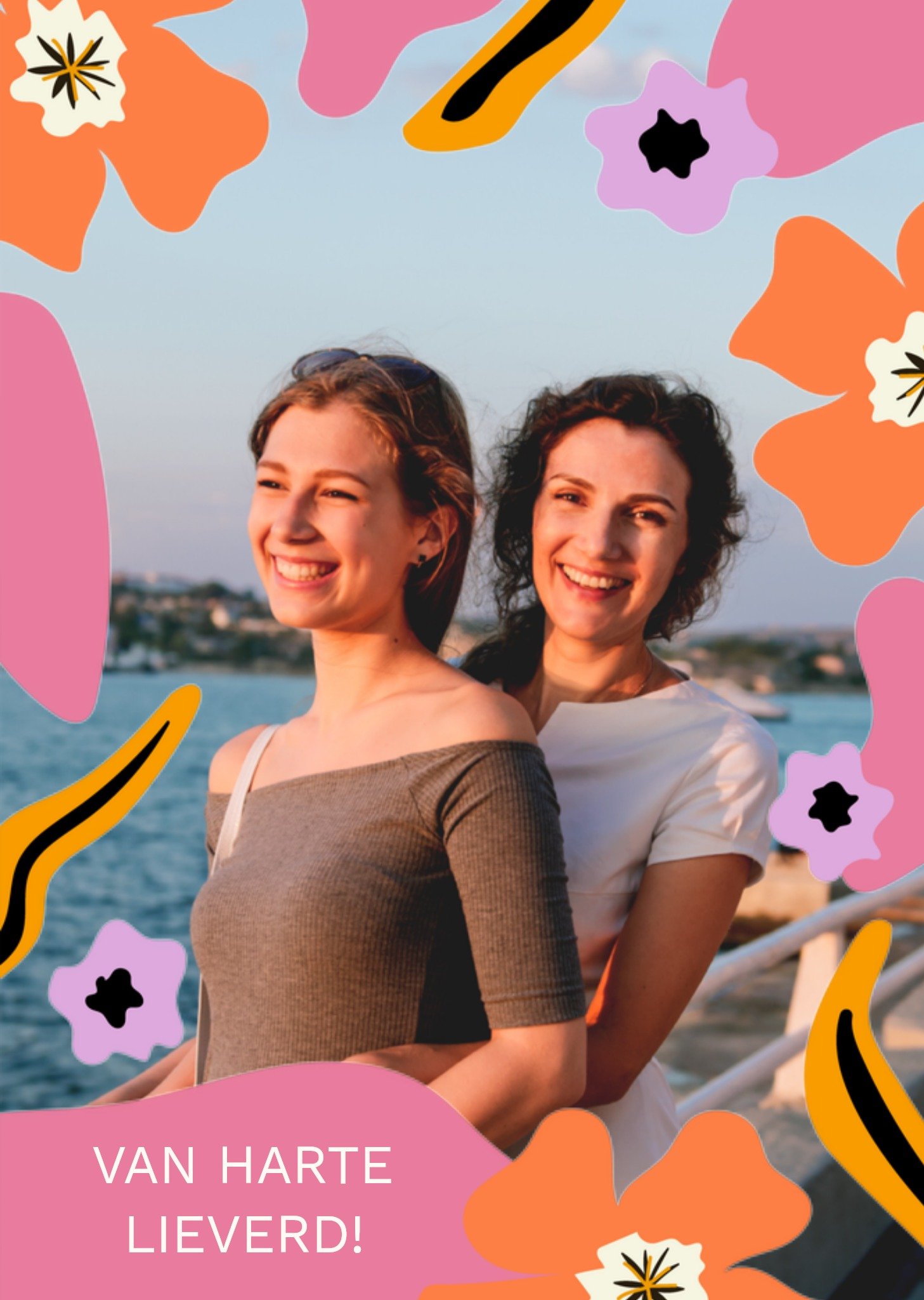 Verjaardagskaart Kleurrijk Met foto Kaart Greetz