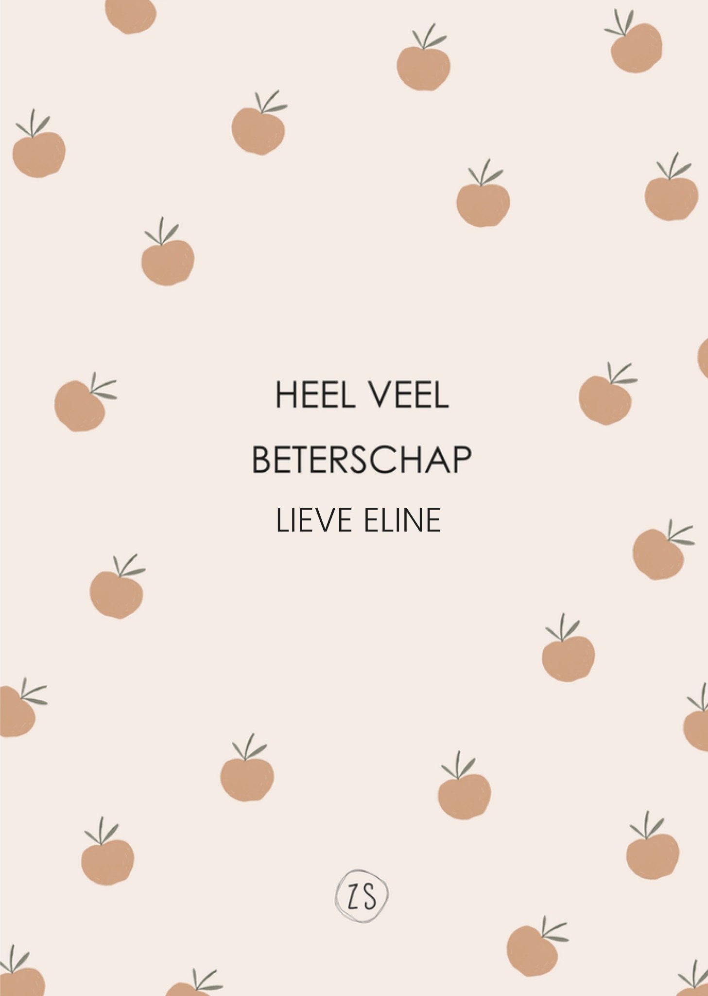 Zusss Beterschapskaart Fruit Standard Card