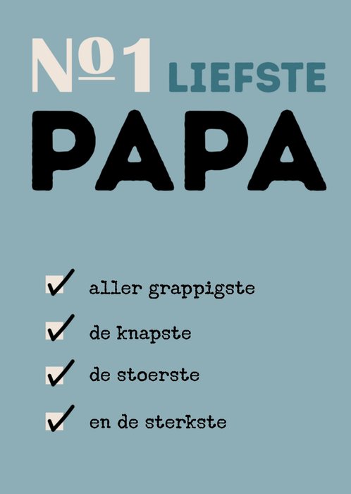 Greetz | Vaderdagkaart | liefste papa