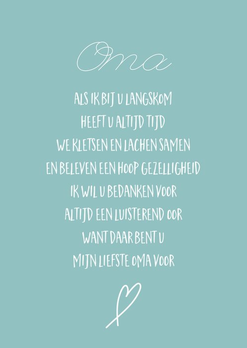 Verjaardagskaart | Greetz | Oma