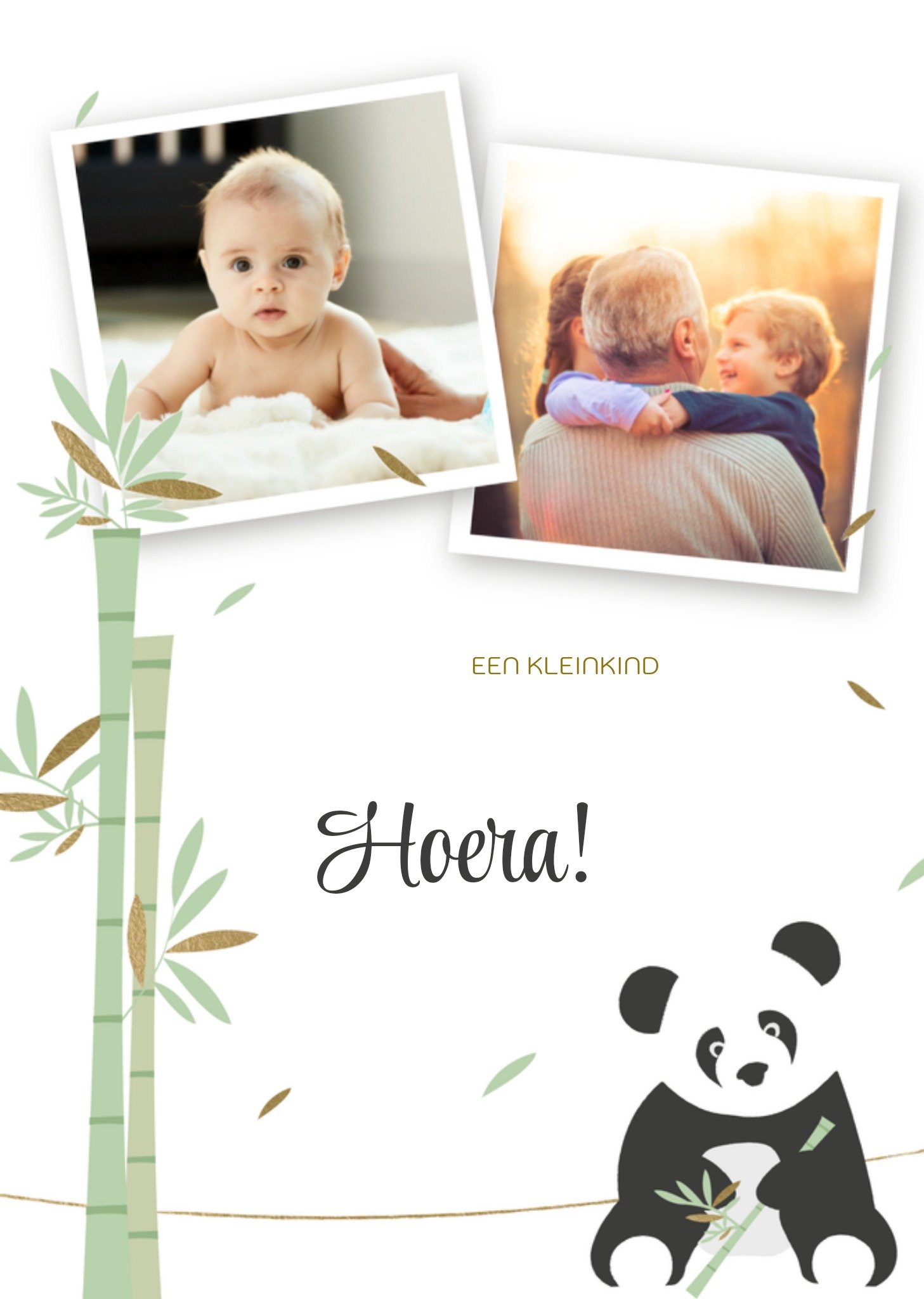 Greetz Geboortekaart Een kleinkind Standard Card