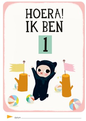 Milestone | Verjaardagskaart | 1 jaar