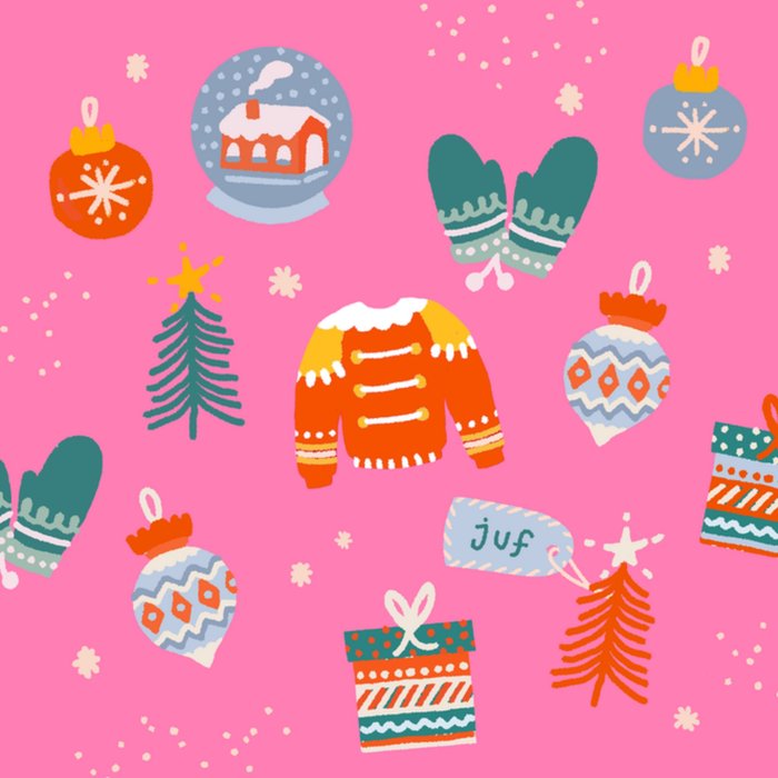 Greetz | Kerstkaart | Juf | Illustraties